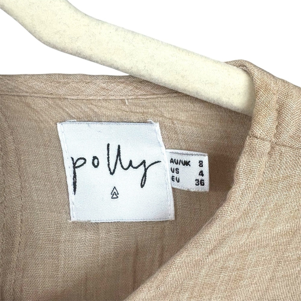 Princess Polly Beige Ruffle Mini Dress - Picture 5 of 8